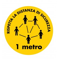 DISCHI DA PAVIMENTO 500mm RISPETTA LA DISTANZA DI SICUREZZA
