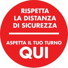 DISCHI DA PAVIMENTO 500mm ASPETTA QUI IL TUO TURNO