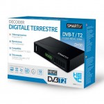 DH18 SMARTIX DECODER DVB-T2 HD DA TAVOLO CON USB REC E PLAY