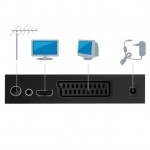 DH18 SMARTIX DECODER DVB-T2 HD DA TAVOLO CON USB REC E PLAY