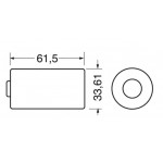BATTERIA LITIO FORMATO 'D' TORCIA 16500mah 3,6V POLO CONSUMER