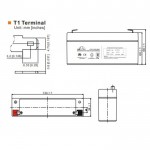 BATTERIA RICARICABILE PIOMBO 6V 3,0Ah IMPOR