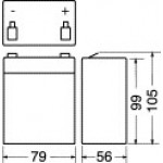 FG20271 FIAMM BATTERIA RICARICABILE PIOMBO 12V 2,7Ah