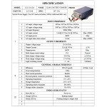 CARICABATTERIE PER BATTERIE AL PIOMBO 24V 3,0A