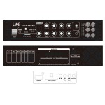 AMPLIFICATORE 180W PA 100V/4-16 OHM 6 ZONE USB-SD