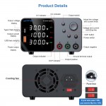 ALIMENTATORE DA BANCO IN 230Vac OUT:0-30VDC/0-10A 1 CANALE