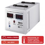AVR-5000 PRO SKB STABILIZZATORE DI TENSIONE 5000VA / 3000W