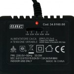 ALIMENTATORE USCITA CORRENTE ALTERNATA IN:220Vac OUT: 9/12/15/18/24Vca 1000mA