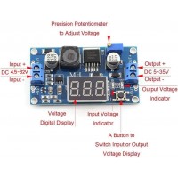 CONVERTITORE STEP-UP DC-DC IN:3-32Vdc OUT:5-32Vdc 3A AUTOMATICO