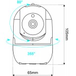 TELECAMERA IP INTERNA LIFE 2.0MPX 3,6mm ONVIF SMARTLIFE