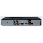 DVR 4 CANALI IBRIDO AHD 5MPX/9 CANALI IP 1080P HDMI AUDIO