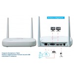 KIT VIDEOSORVEGLIANZA NVR 4 CANALI WIRELESS,4 TEL.2MPX 1080P WIRELESS