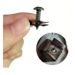 CF.4 PZ CLIPS E VITI METALLICHE PER FISSAGGIO ALTOPARLANTI AUTO
