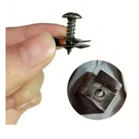 CF.4 PZ CLIPS E VITI METALLICHE PER FISSAGGIO ALTOPARLANTI AUTO