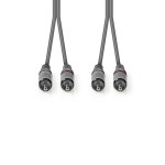 CAVETTO 2xSPINE RCA - 2xSPINE RCA GOLD mt 2,5