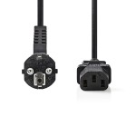 CAVO ALIMENTAZIONE PRESA IEC C13 - SPINA SCHUKO IEC320 mt.1,5