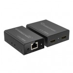 HD EXTENDER GBC HDMI CAT.5/CAT.6 50MT CON 1 CAVO ETHERNET E TRASMETTITORE I.R.