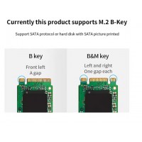 CONVERTITORE M2 NGFF SSD A SATA 3 3.0 PER UNITA' 2230 2280 2242