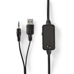 COPPIA ALTOPARLANTI AMPLIFICATA 18W ALIMENTAZIONE PORTA USB