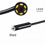TELECAMERA ENDOSCOPICA USB/MICRO USB/USB TYPE C CON LUCE LED LUNGHEZZA MT.5