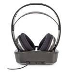 CUFFIA WIRELESS STEREO RICARICABILE RADIOFREQUENZA NEDIS HPRF210BK