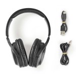 CUFFIA BLUETOOTH OVER-EAR CON MICROFONO COLORE NERO