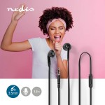 AURICOLARI STEREO CON MICROFONO NERO