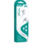 AURICOLARI STEREO IN-EAR CON MICROFONO BIANCO