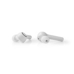 AURICOLARI MICROFONO BLUETOOTH STEREO WHITE TOTAL WIRELESS NEDIS