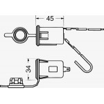 PRESA PANNELLO ACCENDISIGARI CON TAPPO 12V