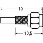 SPINA VOLANTE 'SMA' A CRIMPARE PER CAVO RG174