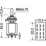 DEVIATORE MINIATURA 4 SCAMBI ST/ST