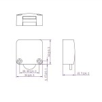 PULSANTE PER PORTE ED ANTE ARMADI E MOBILI
