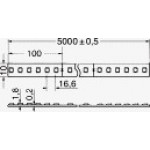 STRIP LED 24V 14.4W/MT IP20 RGB LED2835 R:620/G:520/B:460LM/MT 60 LED/MT 120GRADI BOBINA 5 MT