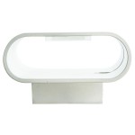 APPLIQUE A LED IP20 6W 3000K 200LM 160x100x100mm ALLUMINIO LACCATO BIANCO