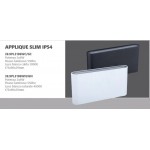 APPLIQUE A LED IP54 2x6W 3000K 550LM 175x90x29mm GRIGIO