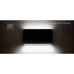 APPLIQUE A LED IP54 2x6W 3000K 550LM 175x90x29mm GRIGIO