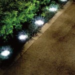 SEGNAPASSO SOLARE LED DA ESTERNO LUCE BIANCO CALDO