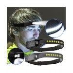 TORCIA FRONTALE A LED RICARICABILE USB