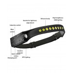 TORCIA FRONTALE A LED RICARICABILE USB