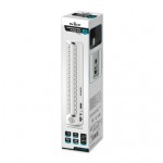 LAMPADA EMERGENZA PORTATILE 32+80 LED 12VCC / 220VAC DIMMERABILE