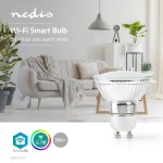 LAMPADA LED SMART NEDIS WIRELESS PAR16 GU10 4.5W 120GR.RGB+2700K DIMMERABILE