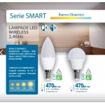 LAMPADA LED SMART LIFE WIRELESS E14 5W 470LM 250GR.2700K-6500K DIMMERABILE