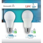 LAMPADA LED SMART LIFE WIRELESS A60 E27 10W 250GR.2700K-6500K DIMMERABILE