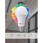 HOM-BULB-RGBW HOM-IO LAMPADA LED WIRELESS E27 10W 2700K+RGB 1050LM DIMMERABILE