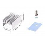 DISSIPATORE TO220 CON KIT DI ISOLAMENTO