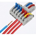 MORSETTO SERRAFILO RAPIDO 2 INPUT / 6 OUTPUT DIAMETRO CAVO 0.08/4.0mmq