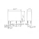RELE' 24Vcc 3A 1 SCAMBIO MICRO FUJITSU FTR-F3AA024E