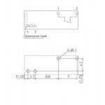 RELE' 24Vcc 3A 1 SCAMBIO MICRO FUJITSU FTR-F3AA024E