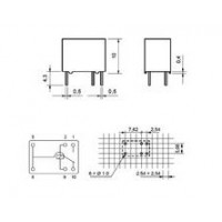 RELE' 24Vcc 1 SCAMBIO MICRO DIL SY24